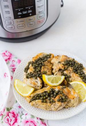 Healthy Chicken Piccata in the Instant Pot (Whole30, Gf, Df)